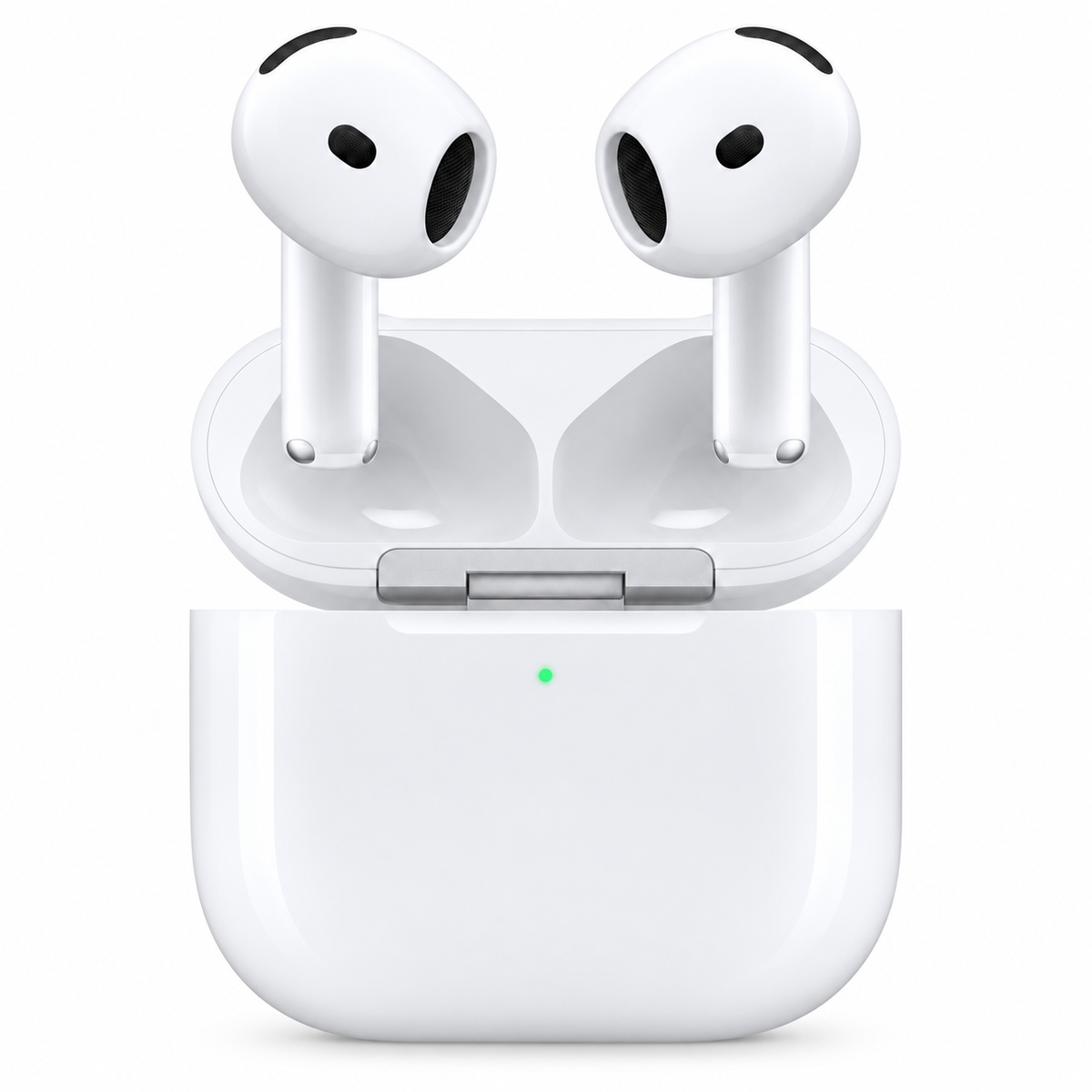 Apple AirPods 4 with Active Noise Cancellation on white background