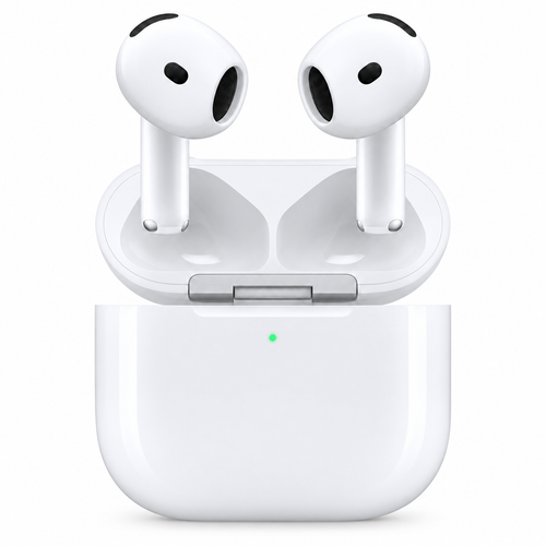 Apple AirPods 4 with Active Noise Cancellation on white background