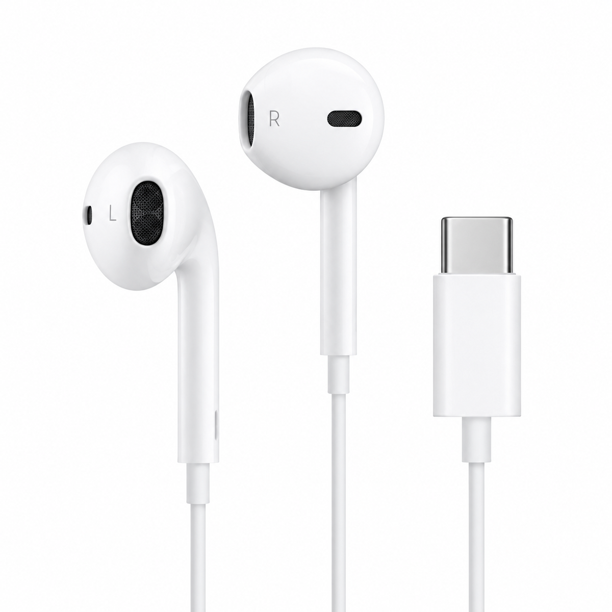 Apple EarPods USB-C earbuds and USB-C connector