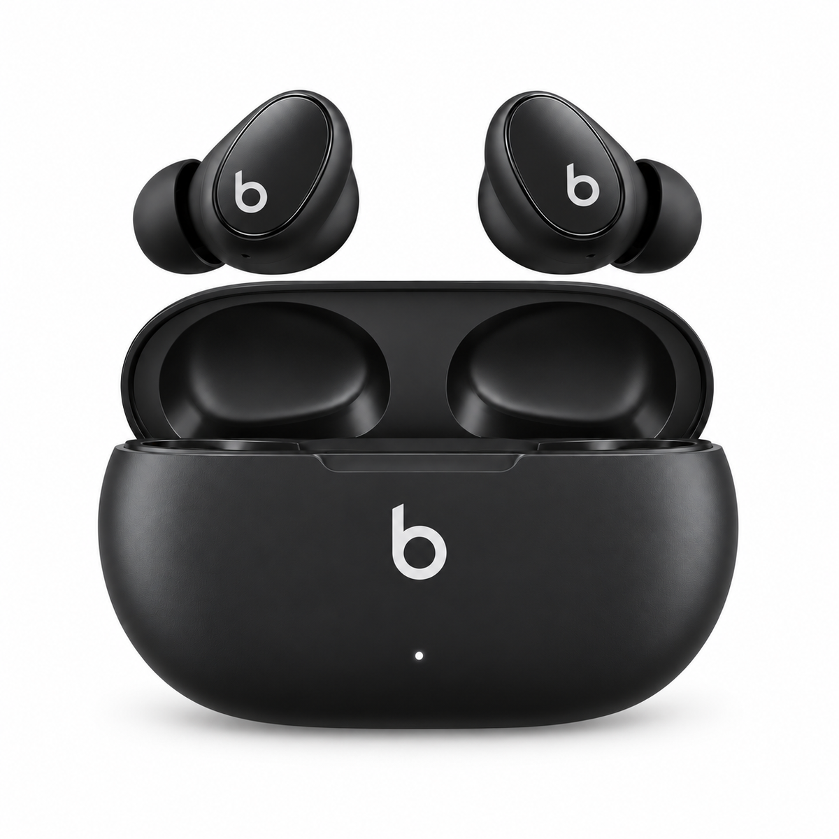 Beats Studio Buds black on white background