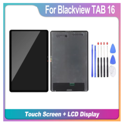 Blackview Tab 16 الداخلية والخارجية replacement LCD screen with visible flex cable on clean background