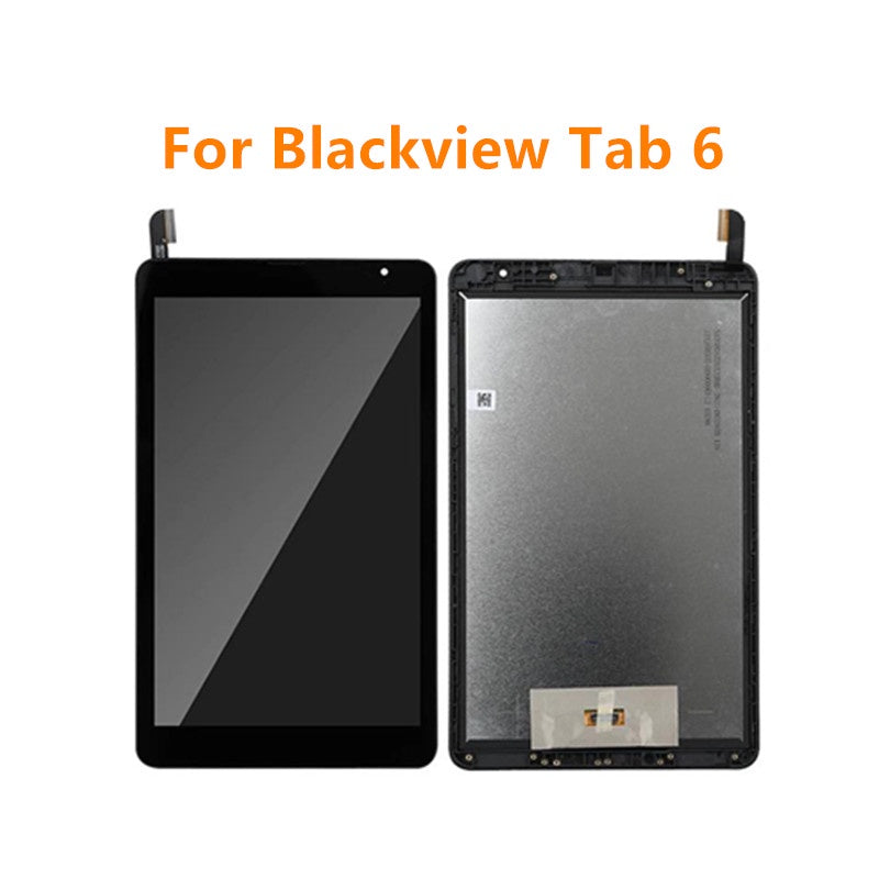Blackview Tab 5 / Tab 6 الداخلية replacement LCD screen with visible flex cable on clean background