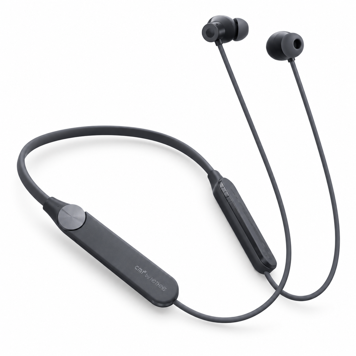 CMF Neckband Pro Dark Grey three-quarter view