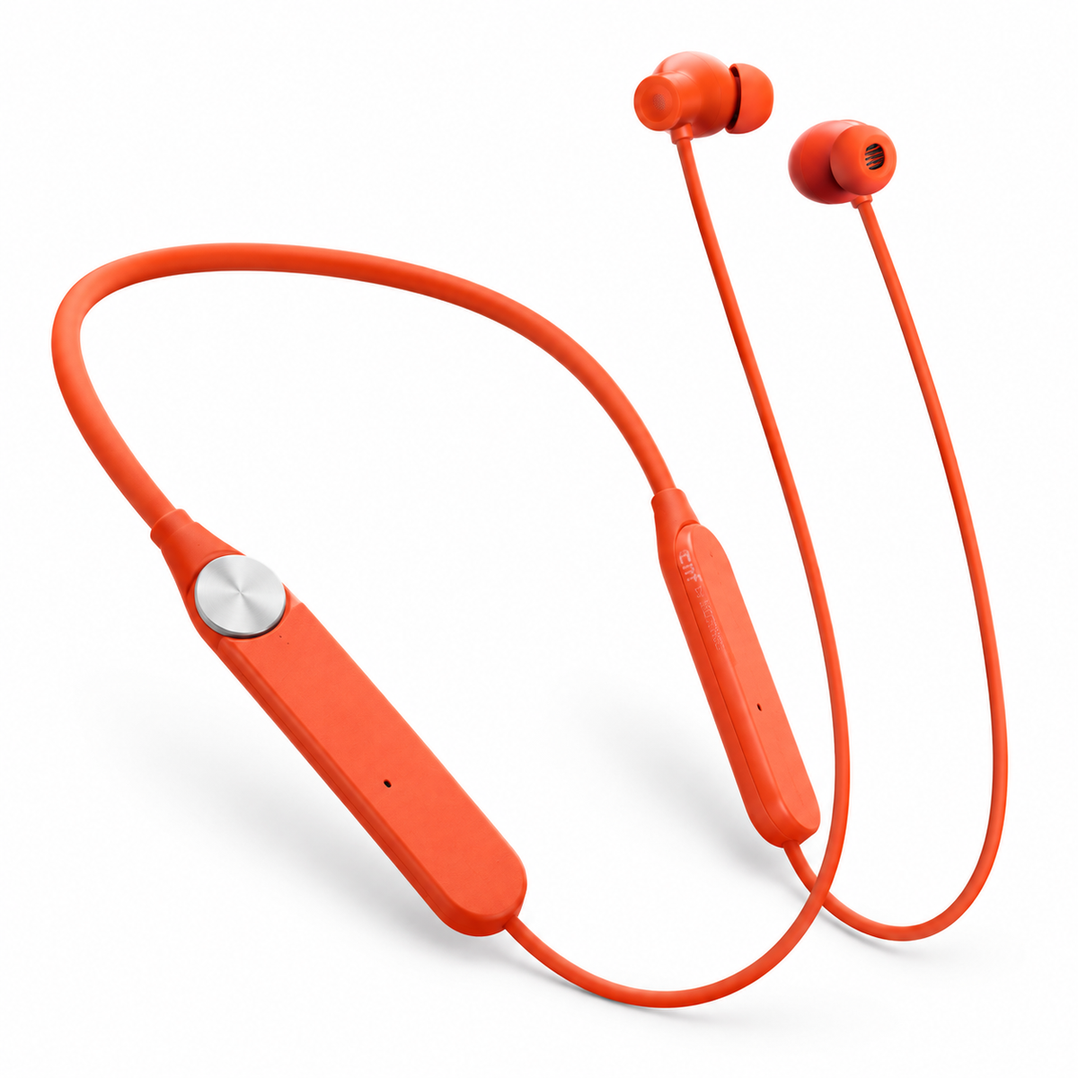 CMF Neckband Pro Orange three-quarter view