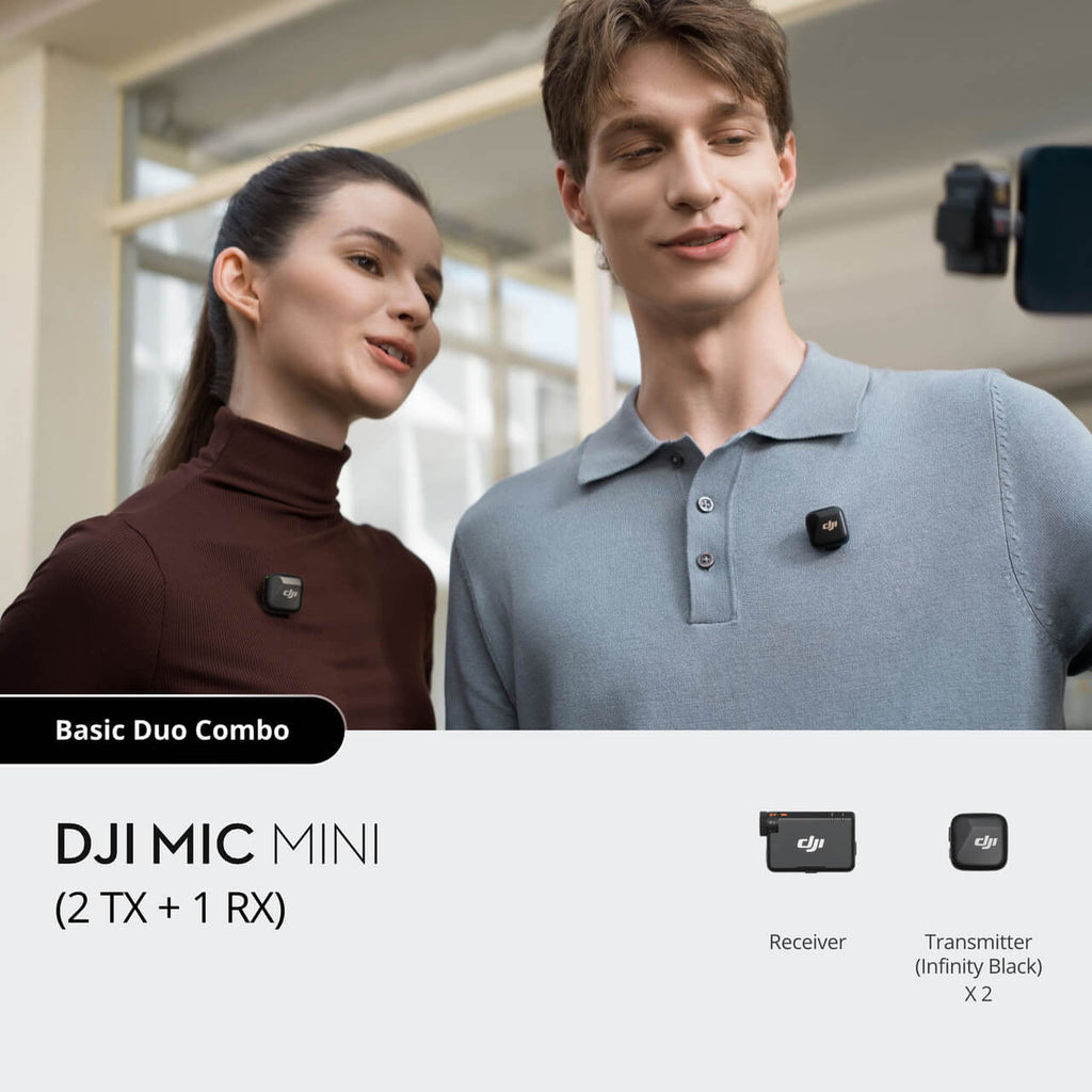 DJI Mic Mini 2 TX 1 RX charging case open