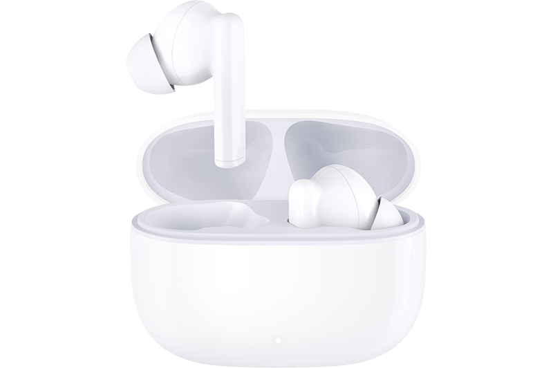 سماعات HONOR CHOICE Earbuds X7 Lite البيضاء مع علبة الشحن