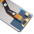 Infinix Hot 30i LCD screen assembly with flex cable on white background