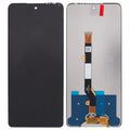 Infinix Hot 40 Pro LCD screen assembly with flex cable on white background