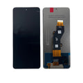 Infinix Hot 50 LCD screen assembly with flex cable on white background
