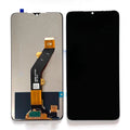 Infinix Hot 60i LCD screen assembly with flex cable on white background