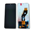 Infinix Smart 8 Pro LCD screen assembly with flex cable on white background