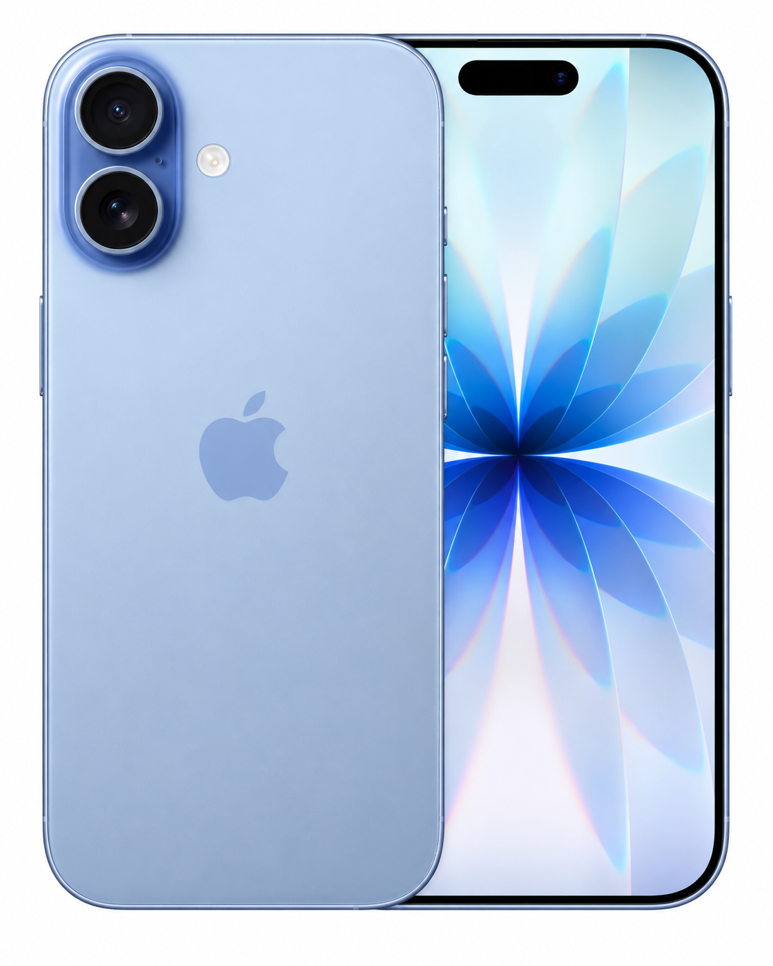 Apple iPhone 17 256GB blue front and back