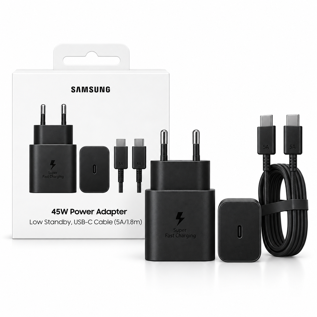 Samsung 45W charger kit with 5A USB-C cable