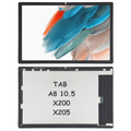 Samsung Galaxy Tab A8 X200 X205 internal replacement part with visible flex cable on clean background