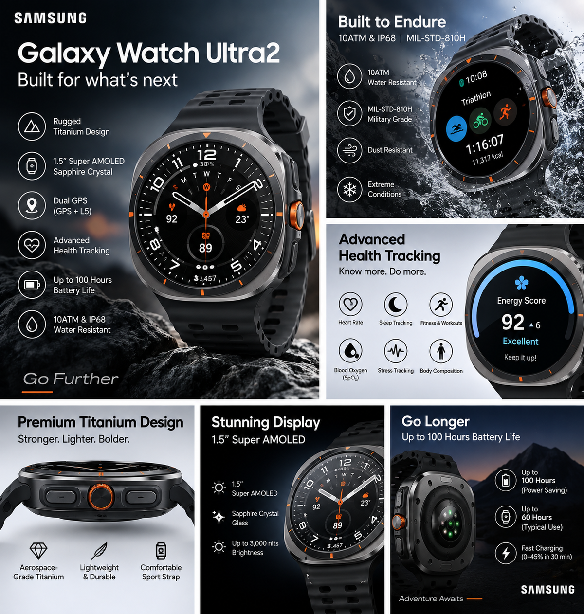 Samsung Galaxy Watch Ultra2 features and specifications