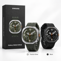 Samsung Galaxy Watch Ultra2 Titanium Silver and Black professional showcase