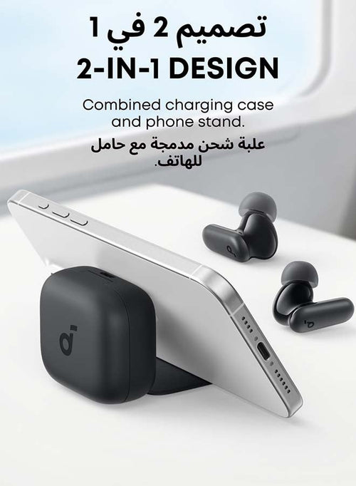 Soundcore R50i NC black earbuds product view
