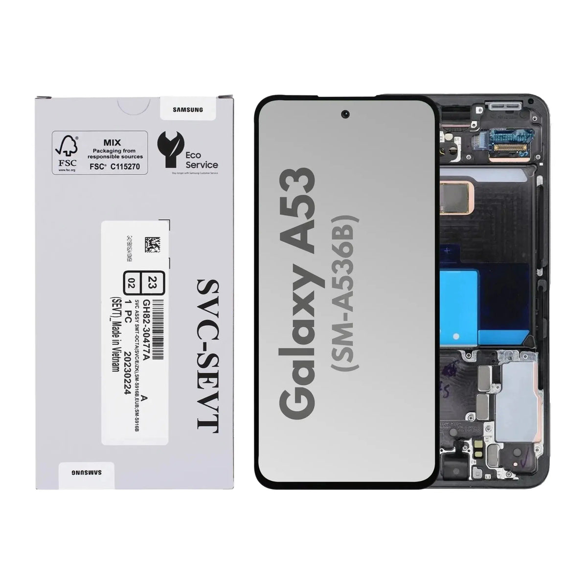 شاشة Samsung Galaxy A53 أصلية Service Pack