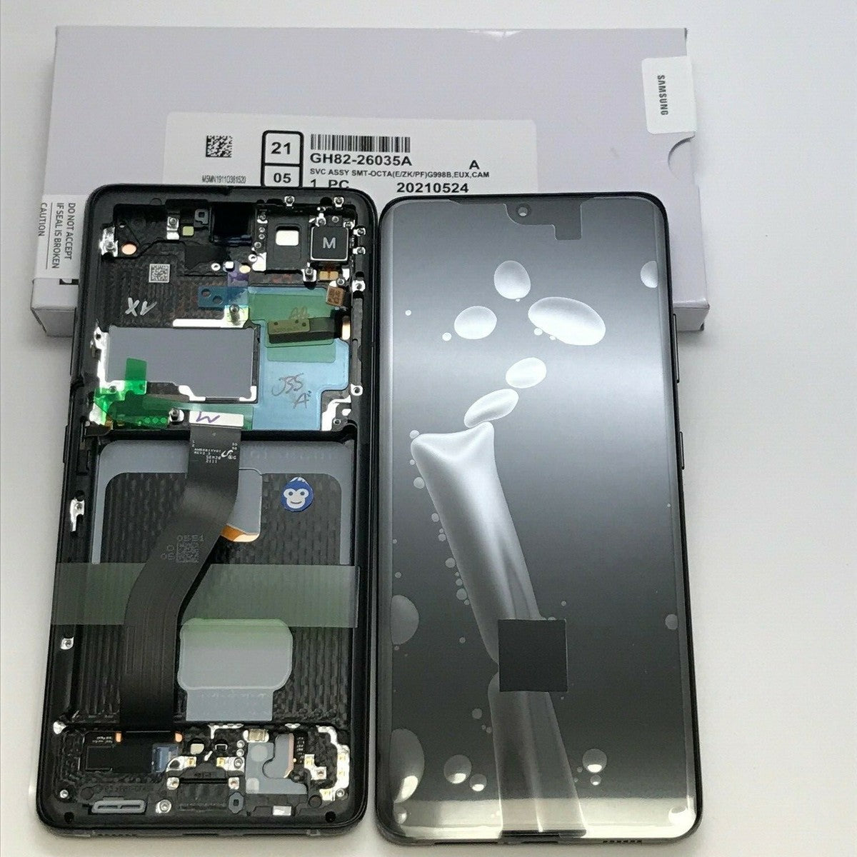 شاشة Samsung Galaxy S21 Ultra أصلية Service Pack
