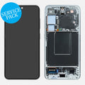 شاشة Samsung Galaxy S24 أصلية Service Pack مع فريم