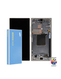 شاشة Samsung Galaxy S24 Ultra أصلية Service Pack مع فريم