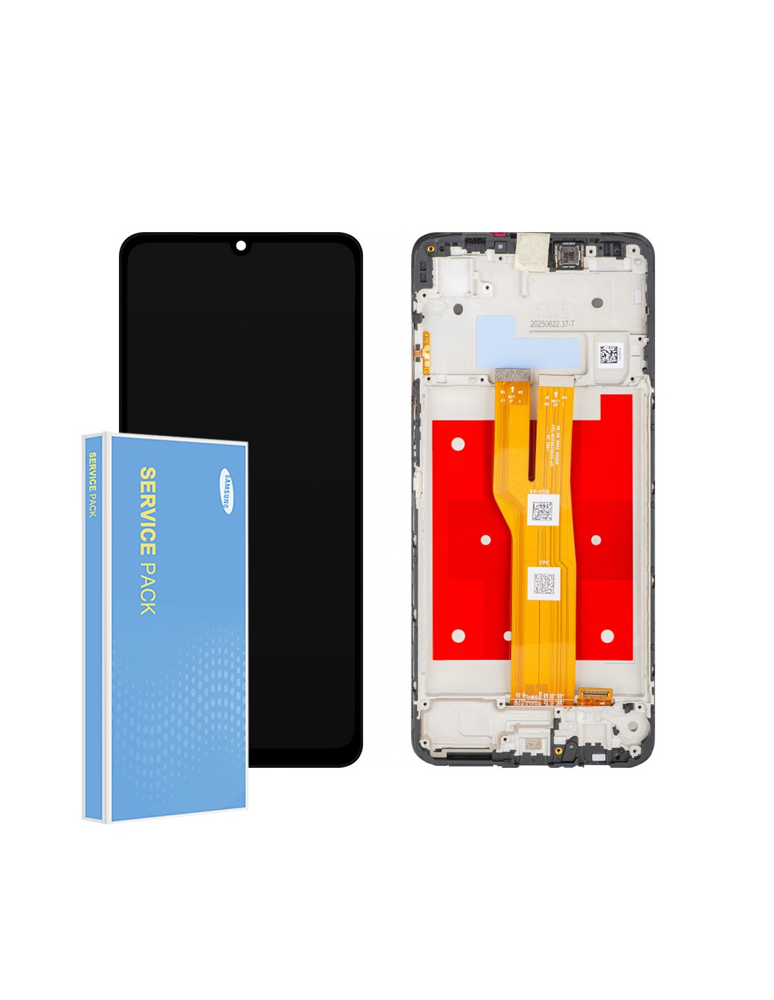 شاشة Samsung Galaxy A07 أصلية Service Pack مع فريم